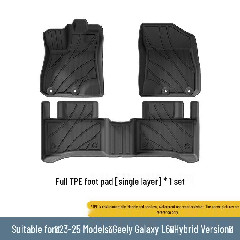 Waterproof, Eco-Friendly Trunk Mats for 23-25 Geely Galaxy L6 Hybrid