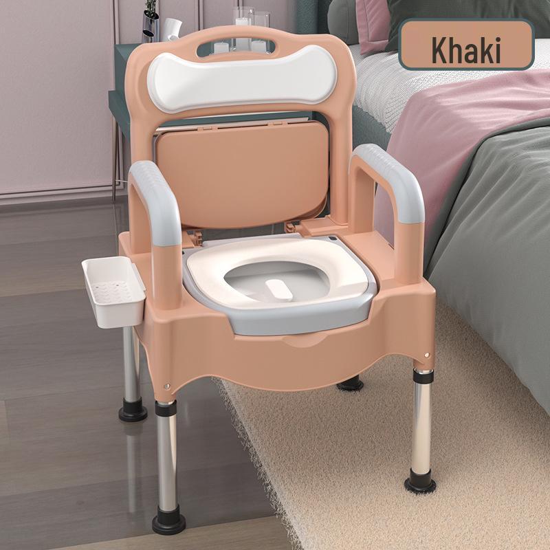 Portable Indoor Commode Chair for Elderly and Pregnant Women