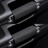 Door Handle Cover Suede Inner Roof Handle Protective Cover Universal Car Accessories Interior Modify for Tesla BMW Benz VW Jeep