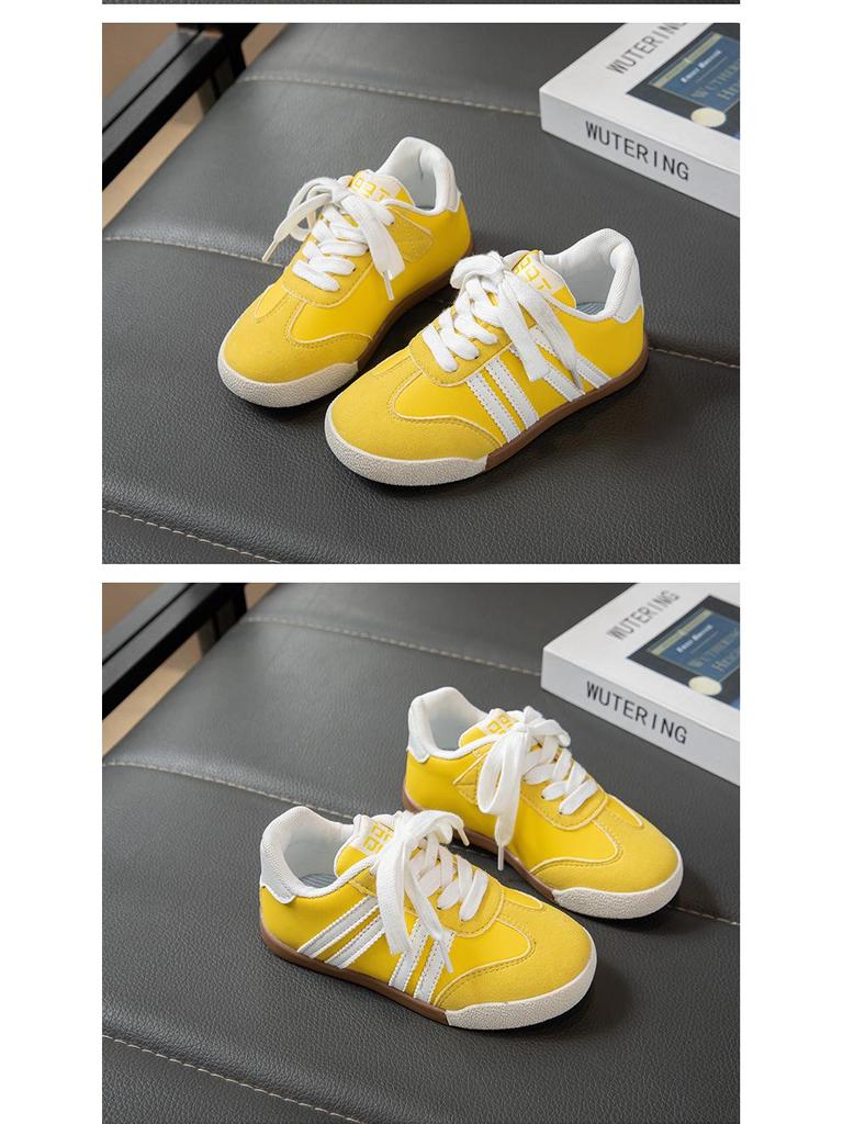 Mädchen 2025 Frühling Casual Sneaker - Weiche Sohle Koreanischer Stil Sportschuhe für die Kleinen.