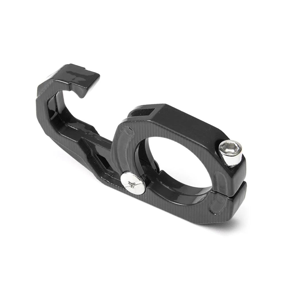 Aluminum Alloy Modified Motorcycle Hook 28mm Heavy Duty Universal Handlebar Hook Durable Motorcycle Accessories чёрный