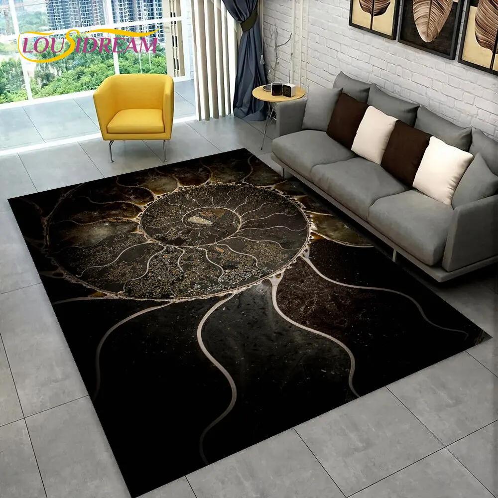 3D Zvířecí Dinosauří Fosilní Série Oblastní Koberec, Kobercový Koberec pro Domácí Obývací Pokoj Ložnice Pohovka Vstupní Rohožka Kuchyňská Dekorace, Protiskluzová Podložka na Podlahu