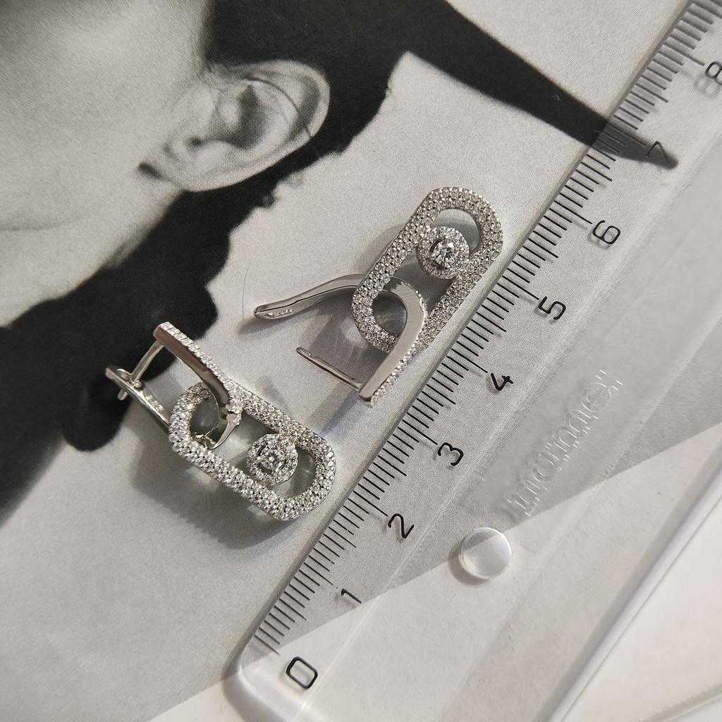Orecchini in argento con zirconi cubici (2209171)
