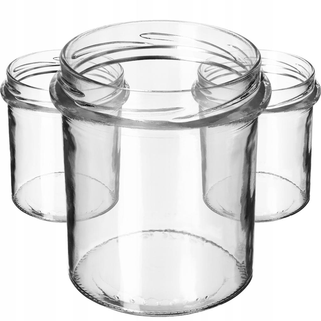 KADAX 10x Glas Glas 350ml Für Konserven Marmelade Honig Pastete Fleisch