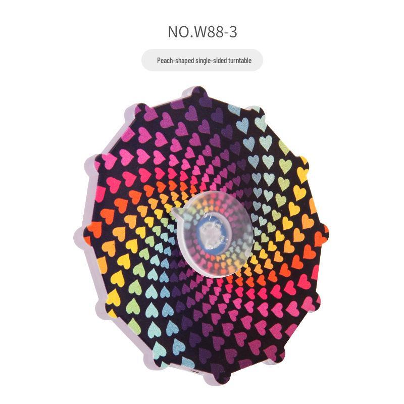 

Акриловый спиннер для пальцев, вращающийся дисковый спиннер Sticker Supported