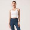 Women's Solid Color Shoulder Straps Cross Beautiful Back Sports Underwear Shockproof Fitness Yoga Bra