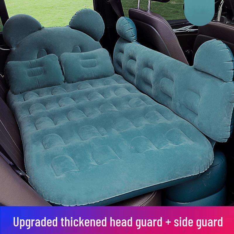 Inflatable Car Mattress for SUV and Sedan - Folding Travel Bed for Sleep and Self-Driving Tours