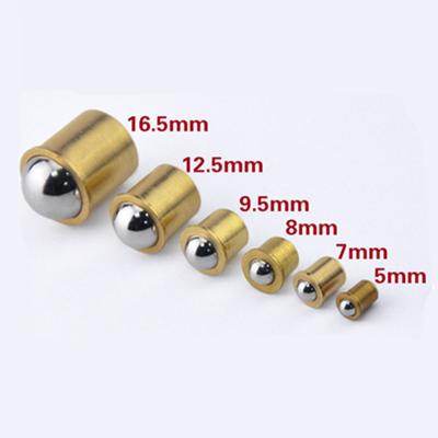 4Pcs Cabinet Drawer Closet Door Spring Brass Ball Catch Furniture Fitting Door Lock Replacement Parts