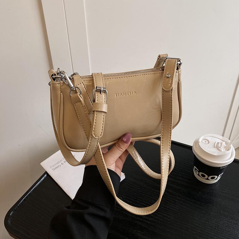 

Сумка-кроссбоди премиум-текстуры, маленькая квадратная, женская, новая летняя, универсальная, модная, на плечо, под мышку хаки