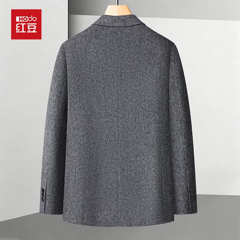 Hodo Men's Business Casual Anti-Wrinkle Wool Blend Suit Jacket