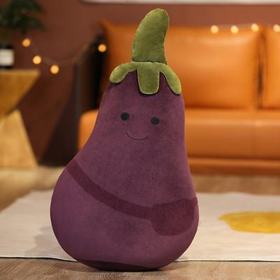 Face-changing Internet Celebrity Cute Eggplant Potato Throw Pillow Emoji Cute Three Fresh Combination Funny Plush Doll