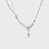 Moonstone Zircon Necklace: Luxury Summer Design for Women