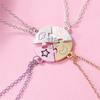 4pcs Colorful Sun Moon Nebula Necklace Fashion Cute Cartoon Pendant DIY Jewelry Accessories Birthday Party Gift Wholesale 2026