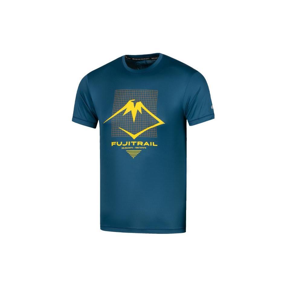 

New ASICS T Shirts Men s Turquoise 2011C624-407 M