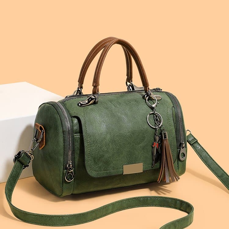 Borsa Boston Vintage da Donna a Tracolla