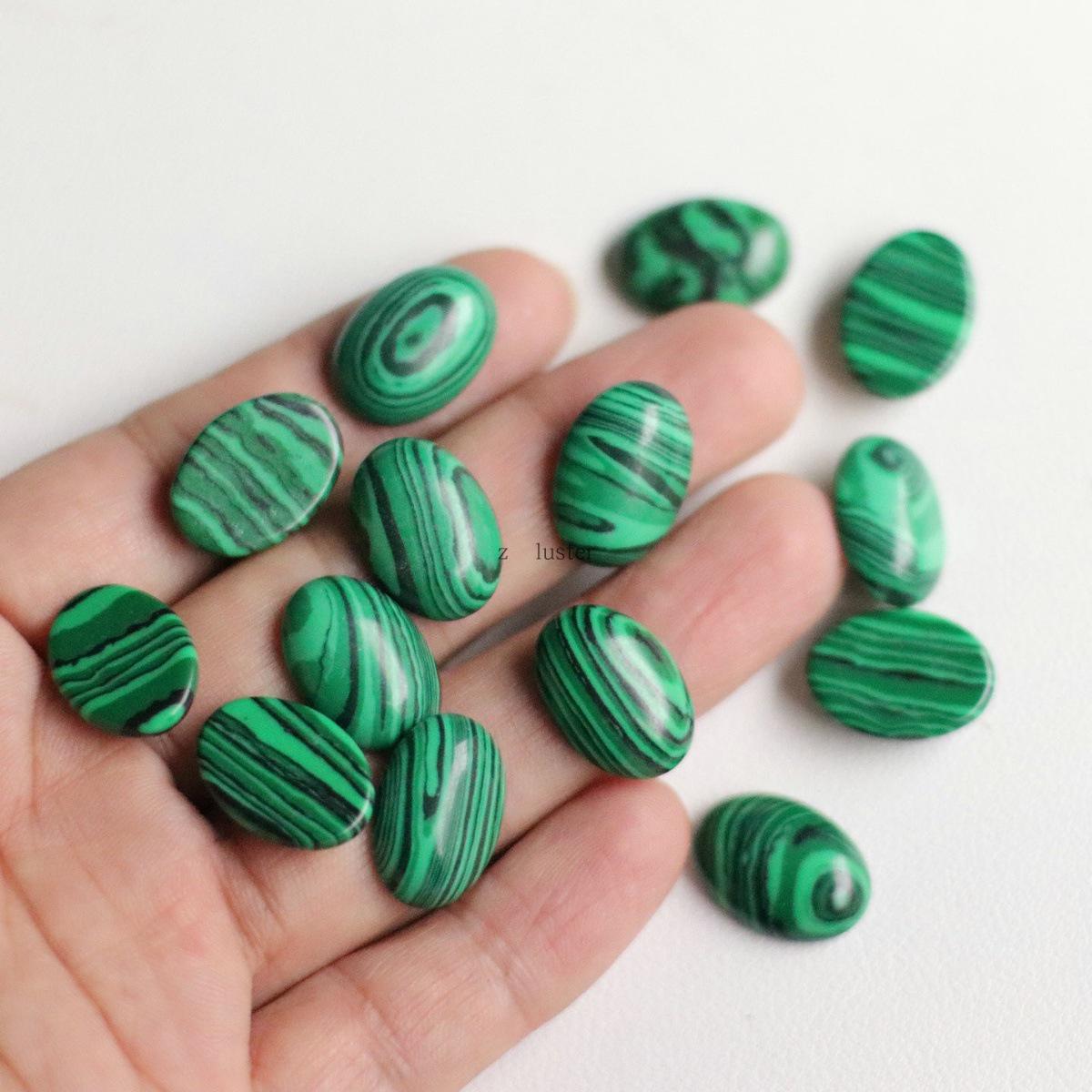13x18mm Oval Natural Agate Lapis Lazuli Egg-Shaped Stone for DIY Jewelry.
