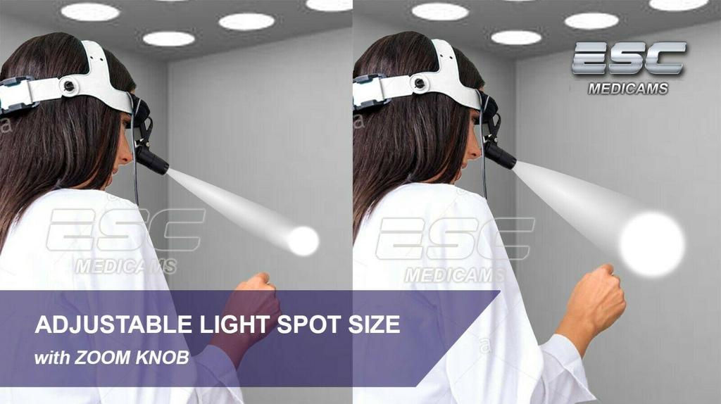 Farol cirúrgico odontológico Farol médico otorrinolaringológico LED 10 watts sem fio recarregável