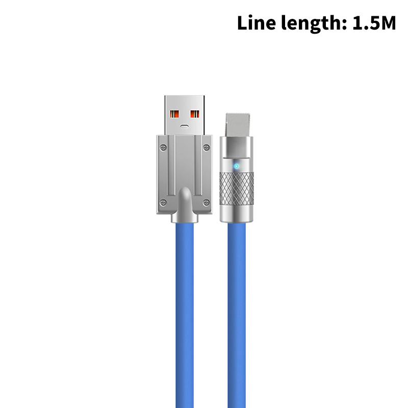 Usb C Bilkabel 120W Type C Lader Usb Ladekabel Hurtiglading Hurtiglading Type C Ladekabel For Mobiltelefon Bil