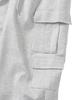 XOX Wide Cargo Double Pocket Long Pants [M/Grey]