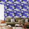 Graffiti wallpaper with elements for living room and bedroom 50x1000