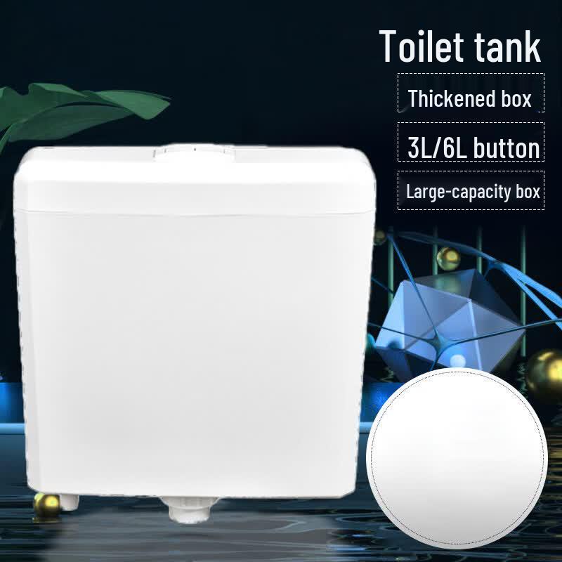 Wall-Mounted Dual Flush Toilet Cistern