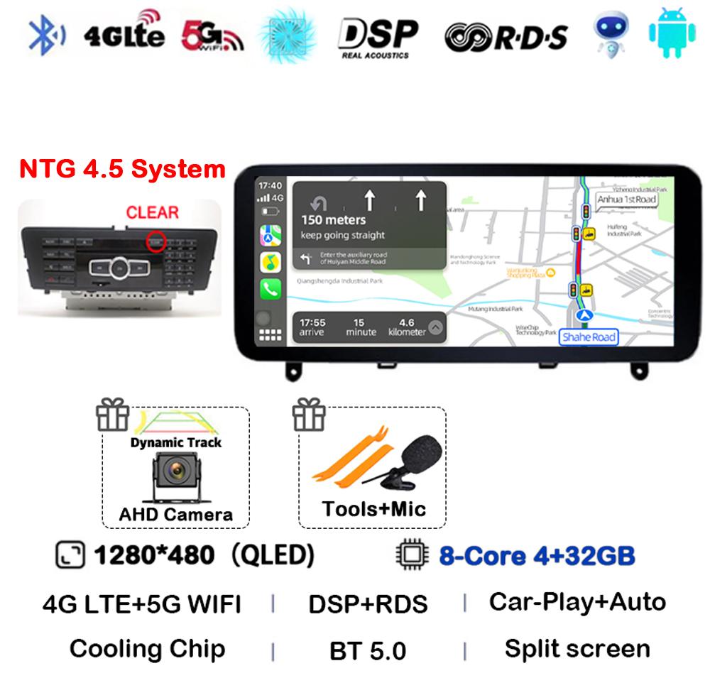 

Android 14 для Mercedes Benz C W204 C180 C200 C300 2008 2009 2010 CarPlay автомобильное радио GPS мультимедийный плеер HD экран стерео DSP
