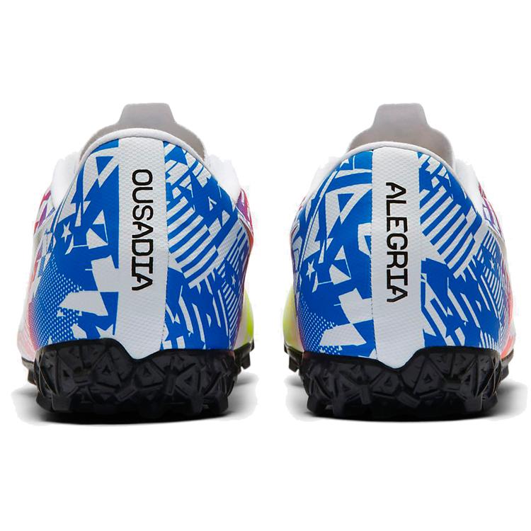 Nike Mercurial Vapor 13 Academy TF 'Jogo Prismatico' (Unisex) White / Racer Blue / Volt / Black Soccer Shoes AT7995 104