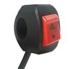 Motorcycle Hazard Light Switch Flasher Button Controller for ATV and Dirt Bikes