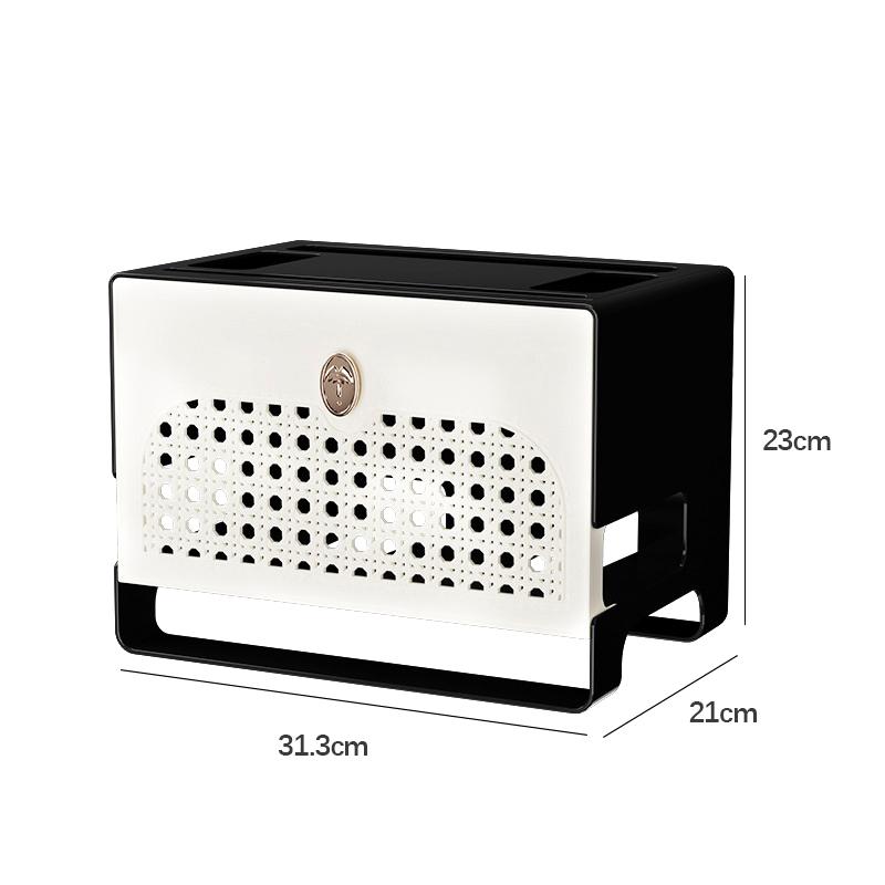 Router Storage Box Space Saving Wireless Wifi Tv Set Top Case Cable Socket Plastic Container Desktop Organization Home Accessory