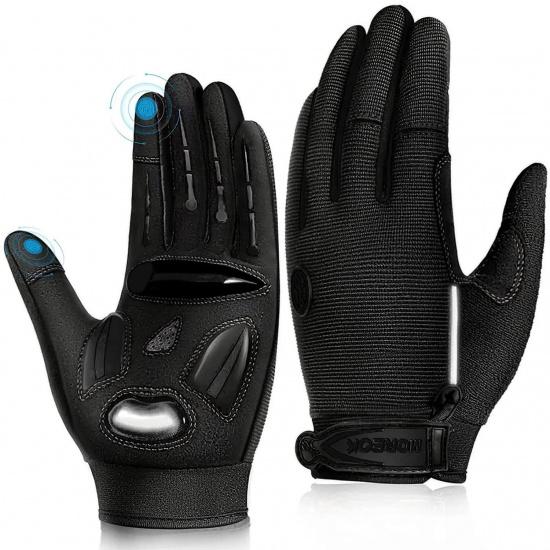 Rękawiczki rowerowe MOREOK Gel Shockproof MTB Road Bike Rękawiczki oddychające Wytrzymałe rękawiczki rowerowe Antypoślizgowe rękawiczki rowerowe dla mężczyzn i kobiet