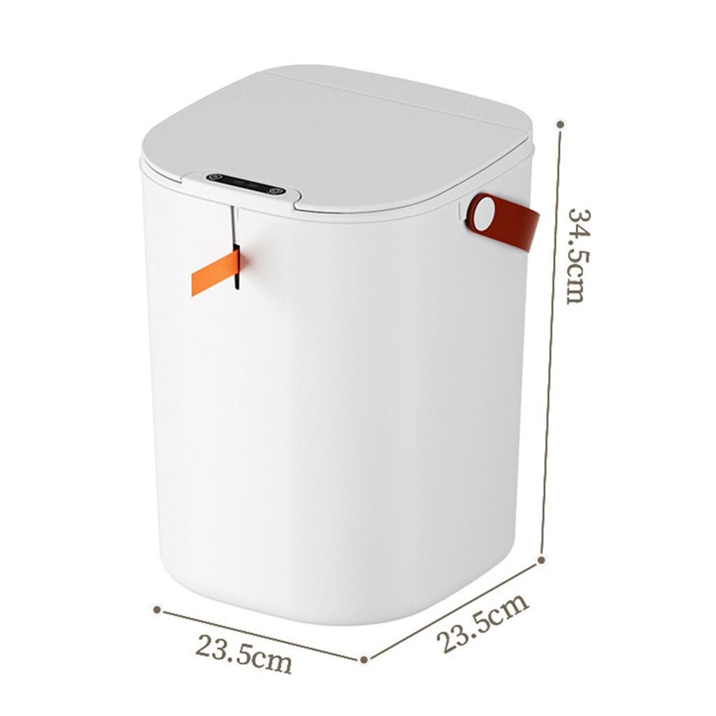 20L Sensor Trash Can with Handle ABS Automatic Induction Touchless Garbage Can for Bathroom