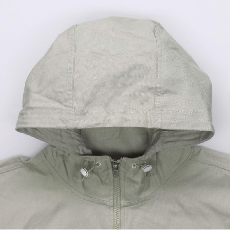 Nike Sportswear Canvas Logo Print Hooded Jacket Men Outerwear Silver-Grey DC8088-230