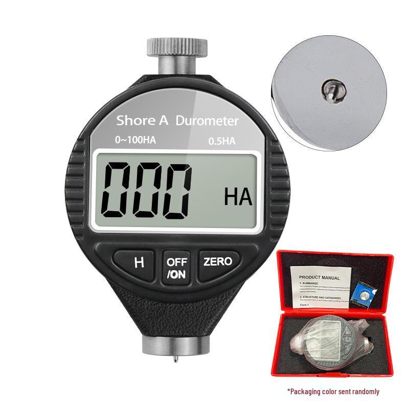 Digital Shore Hardness Tester for Silicone, Plastic, Rubber, Tires - Type A/C/D