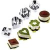 Mini Baking Ring Heat-resistant Multi-purpose Corrosion Resistant Stainless Steel Mousse Cake Mold Ring for Kitchen
