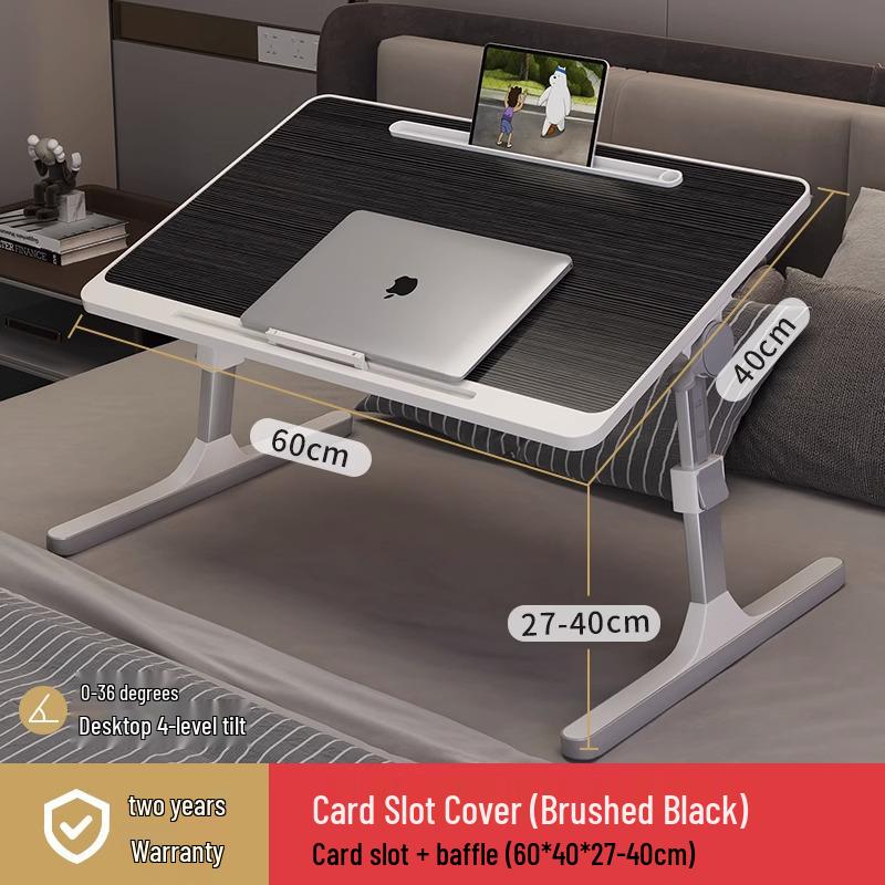 Adjustable Bedside Table: Folding Computer Desk for Student Dorms, Bedrooms, or Home Study