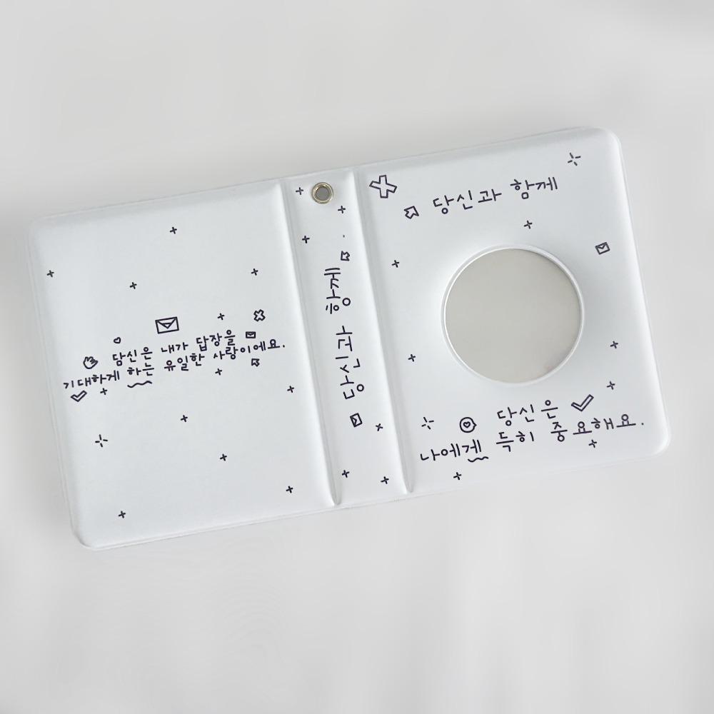Korean Style Mini Card Book PVC Hollow Out Cover Card Binder 36 Slots 3 Inch Photo Album