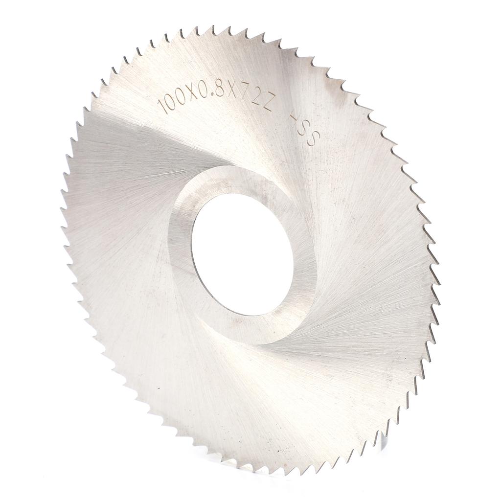 100x0.8mm 72Teeth Cutting Blade High Speed Steel Disc Circular Saw for Steel Aluminum Iron Wood Plastic