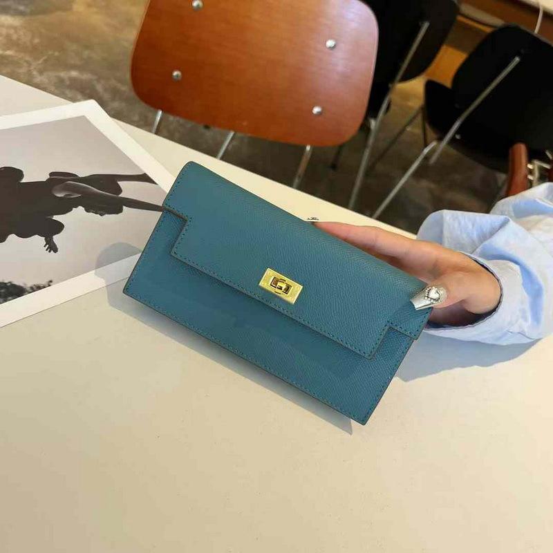 2026 Nová peněženka z pravé kůže Palm Pattern Kabelka na řetízku přes rameno Diagonalní Cross Body