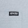 NEW ERA Short Sleeve Pocket Snow Gray Size XL Mini Brand Logo T-Shirt