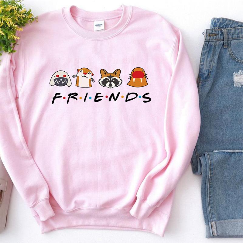 Unisex Lylla Rocket Floor Teefs Sweatshirt Vintage GOTG Vol Good To Have Friends Rocket Raccoon Hoodies Fans Geschenk