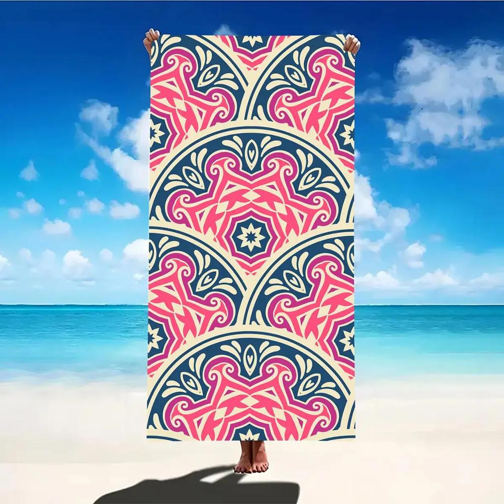 Classical Beach Towel Large Size Outdoor Travel Camping Absorbent Beach Towels Super Soft Summer Swimming Towel Bath Towel Sea