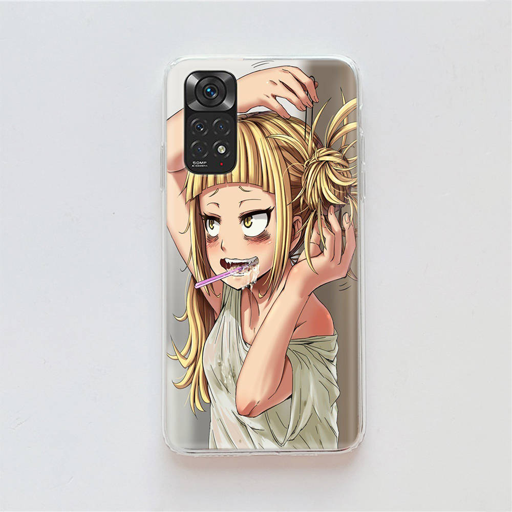 DT3 Hero Academia Toga Case for Samsung A04 A14 A23 A34 A54 M23 M33 M52 M53 Realme 10 9 C30S C35 C55 VIVO Y02S Y21 Y33S Y51 X80 Pro Clear Cover