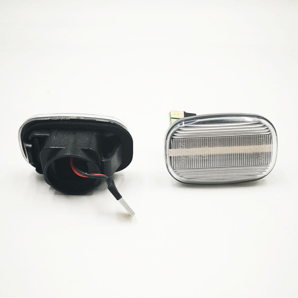 Indicatore Di Direzione Laterale Bianco Coppia Per Nissan Micra K12 350z Nota E11 Navara Qashqai