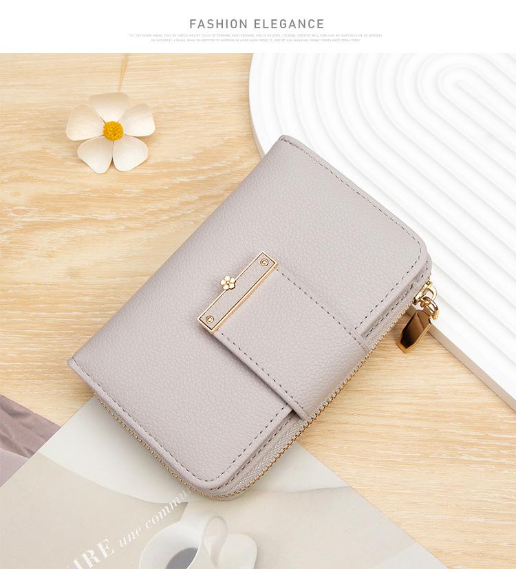 Damen Geldbörse & Clutch mit mehreren Kartenfächern und Reißverschluss-Münzfach