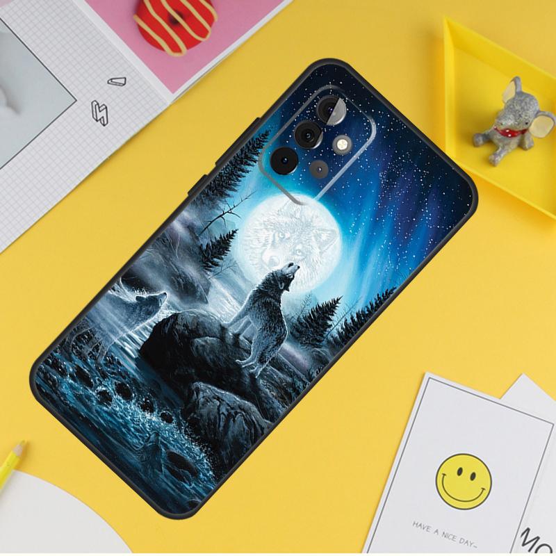Animal Wolf Galaxy Case For Samsung Galaxy A36 A16 A56 A06 A54 A34 A14 A13 A53 A12 A22 A32 A52 A35 A17 A15 A55