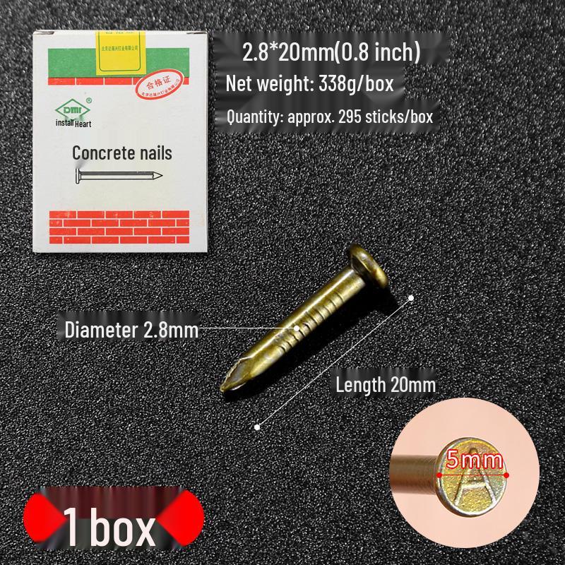

Cement, Steel, Round, Wall, Concrete, Tile Nails & Hooks for Carpentry and Decoration