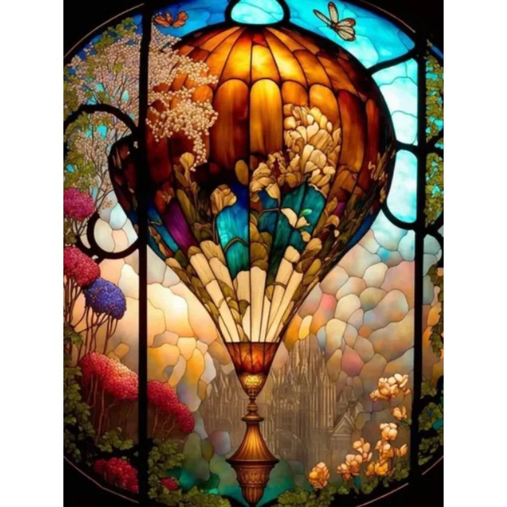 Diamantmaleri Full Drill Ice Skulptur Phoenix Rund Diamantmaleri Håndlaget Flower Fox Diy Diamond Mosaikkmaleri Hjemdekorasjon