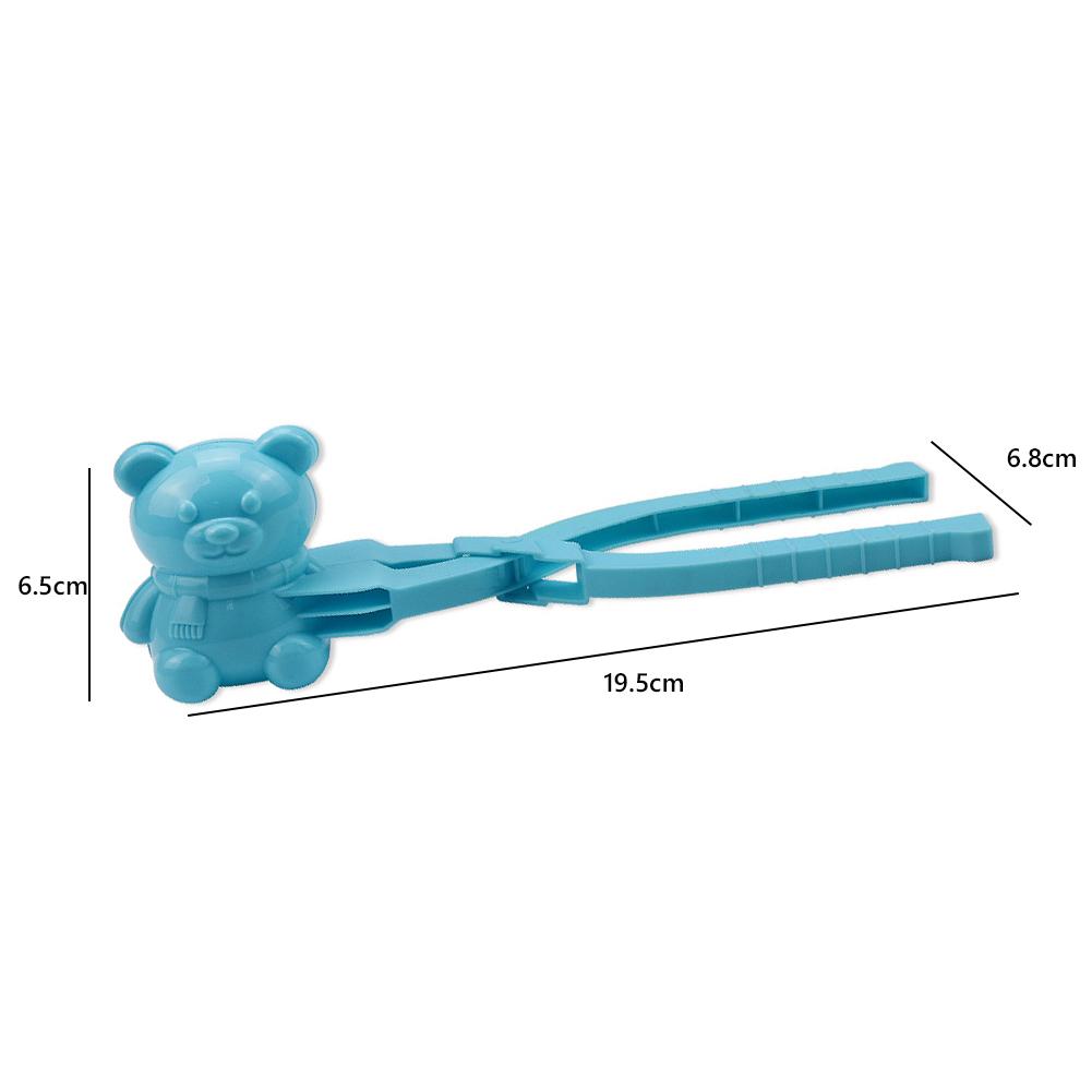4-1pc Duck Rice Mold DIY Snowball Maker Rice Ball Mold with Handle Winter Snow Toys Cute Animal Rice Shaper for Kids and Adults