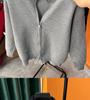 Men's Slim Fit Stand-Up Collar Zip-Up Cardigan - Versatile Solid Color Knitwear for Autumn and Winter
