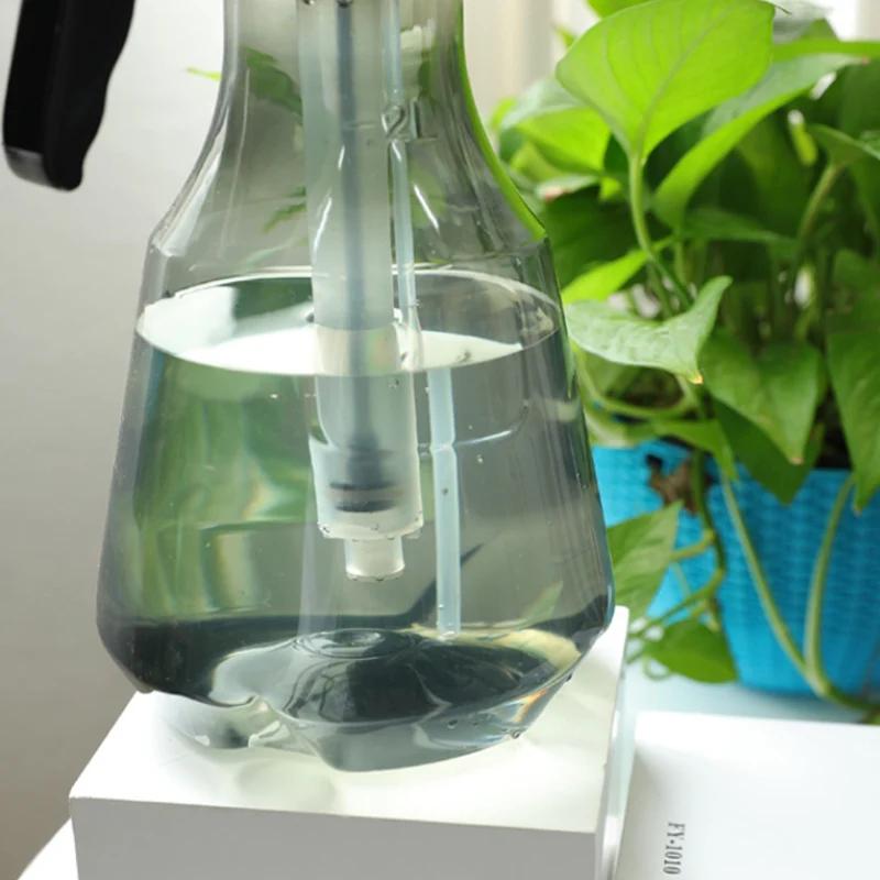 Flower Watering Pot with Column Pattern Air Pressure Spray Nozzle Spray Bottle Sprayer Planting Garden Watering Irrigation